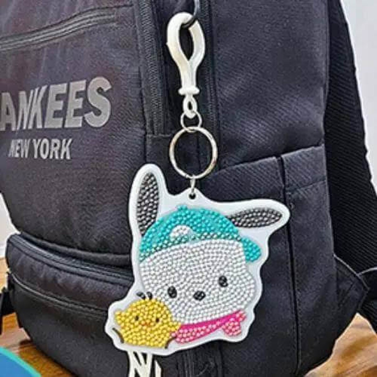 Hello Kitty Sanrio Characters Diamond Painting Keychain-Pochacco